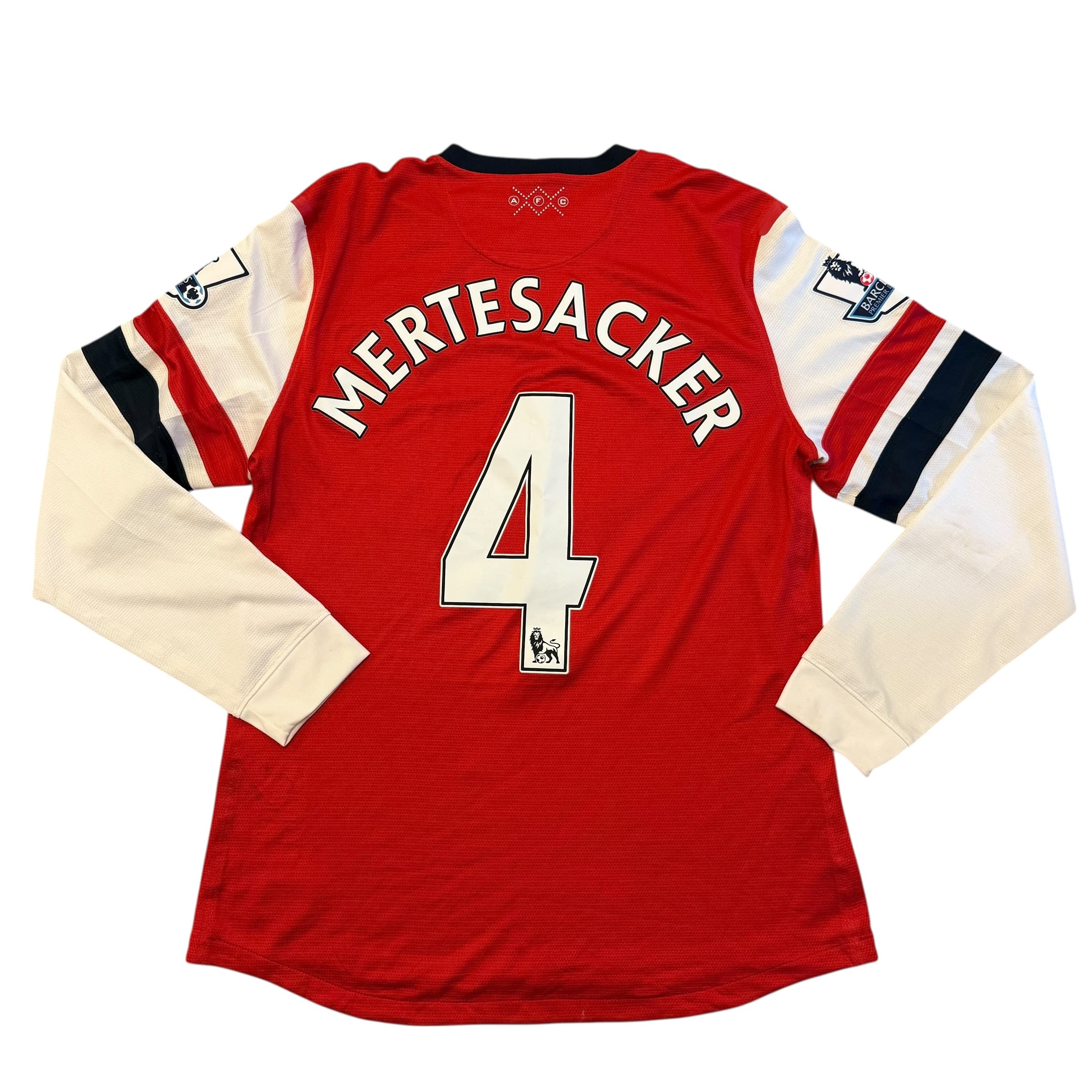 Arsenal 2012/2013 Match Worn Home Shirt - Mertersacker 4