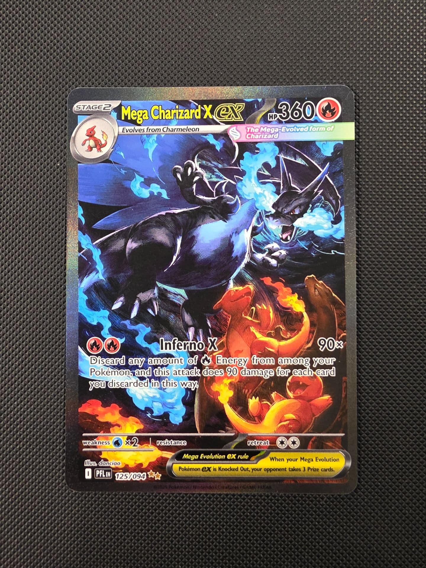 Pokemon mega charizard EX 125/094 phantasmal flames